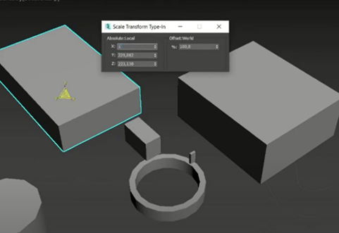 масштабирование в 3ds max