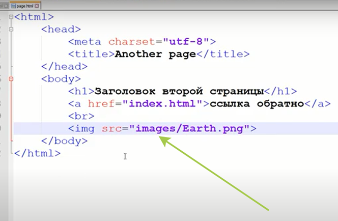 изображение в html файле