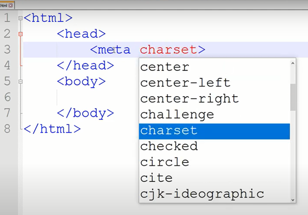 кодировка html файла - charset