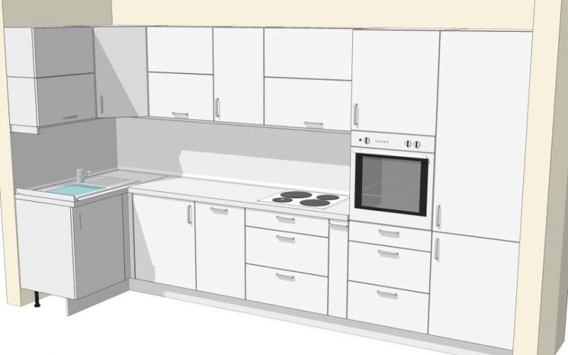план кухонного гарнитура