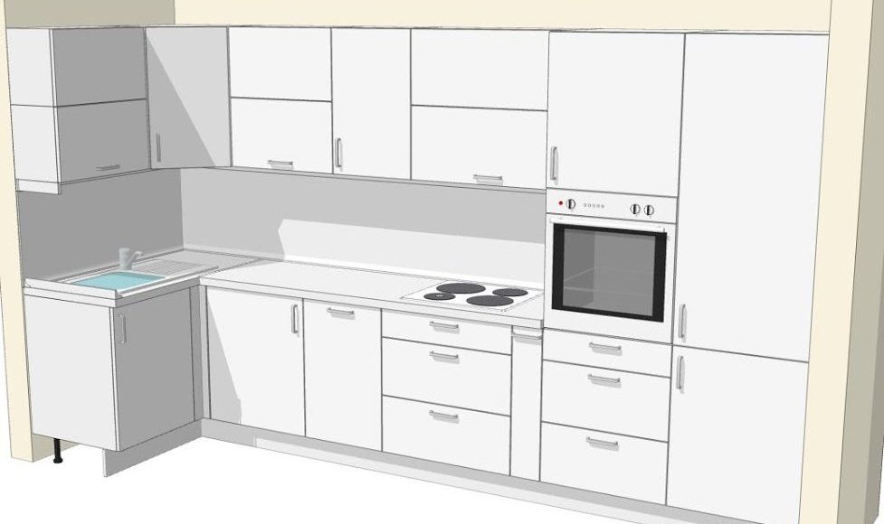 план кухонного гарнитура