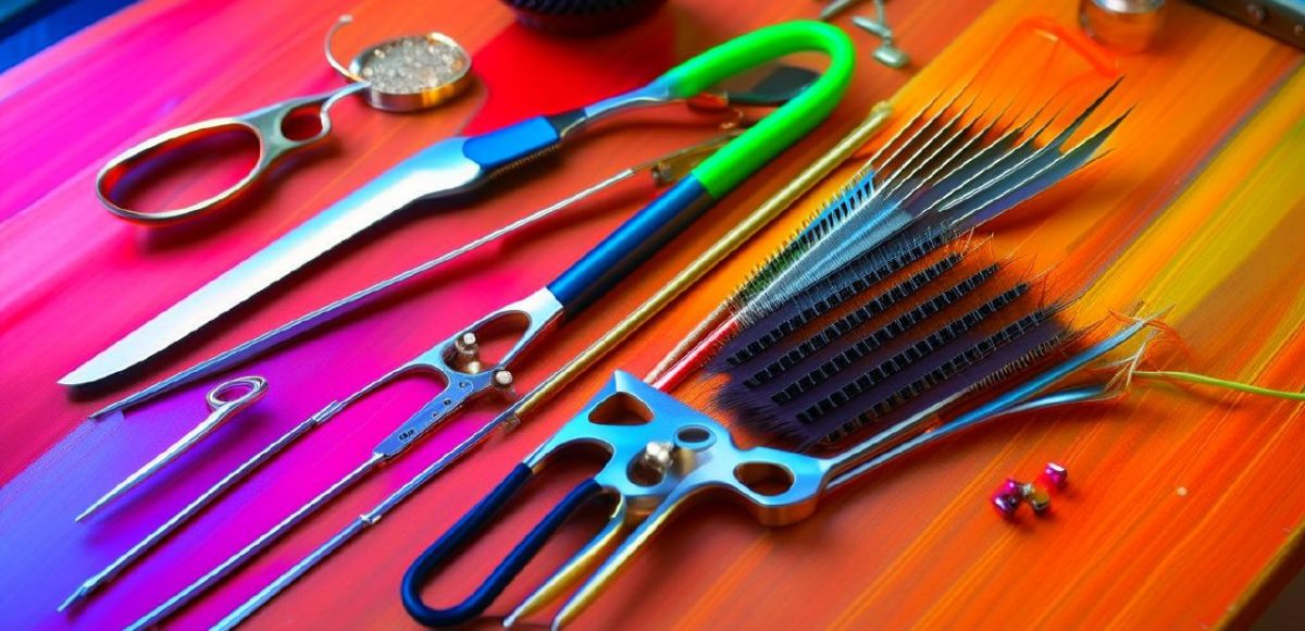 инструменты для наращивания волос