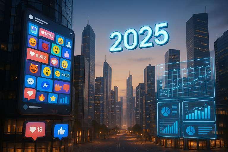 контент-план хаос 2025 город будущее экраны графики