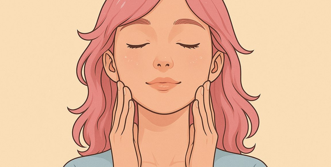 массаж лица руками техника