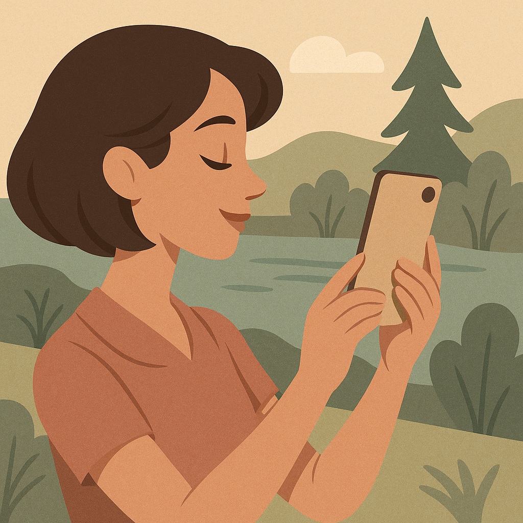 как фотографировать природу на телефон