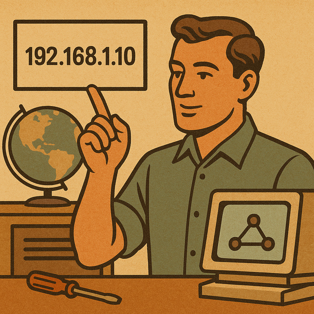 схема соединения компьютеров через IP-адреса