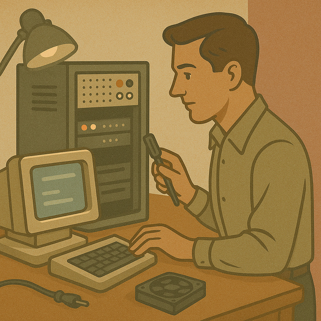 системный администратор ведёт учёт оборудования в офисе