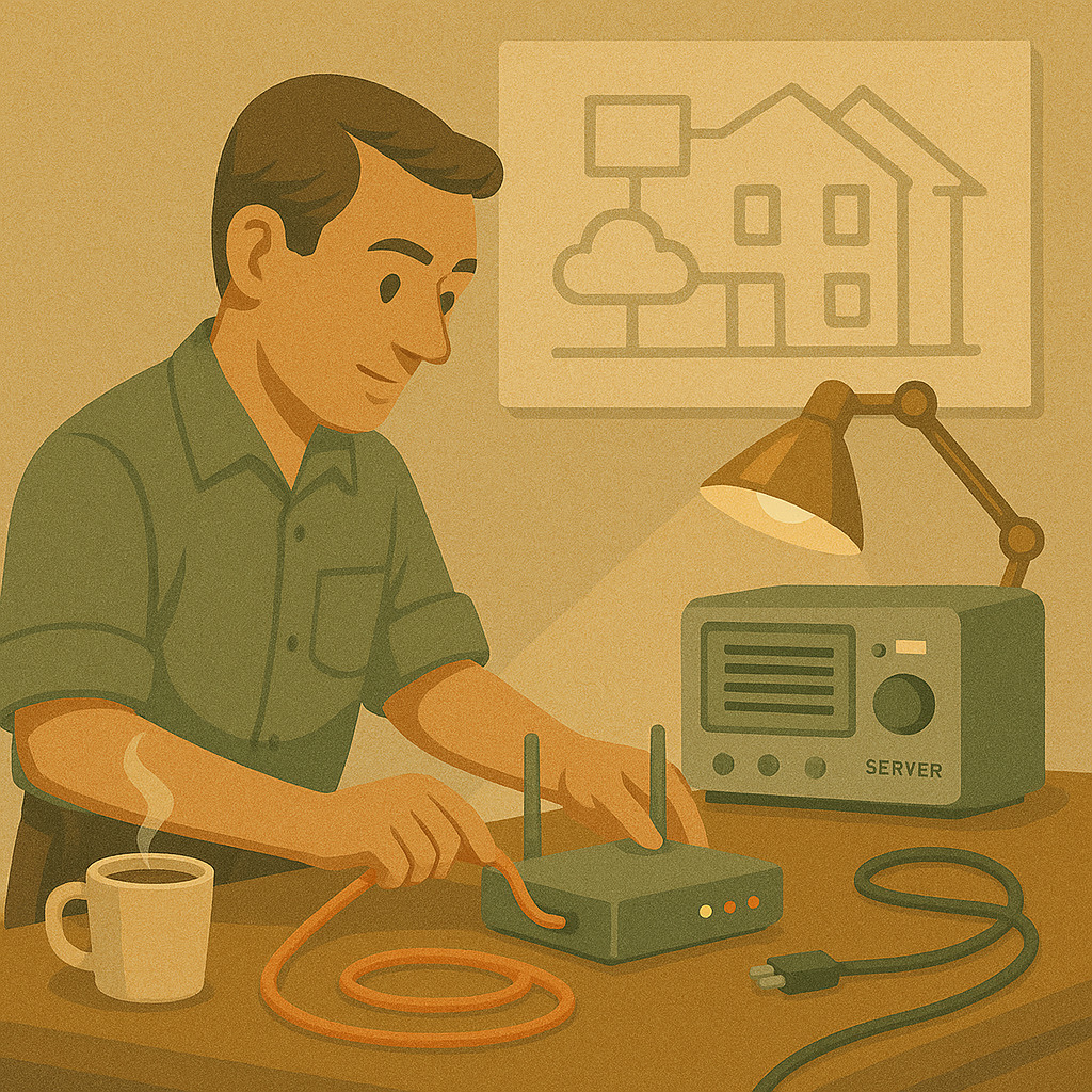 системный администратор пишет скрипт на Python