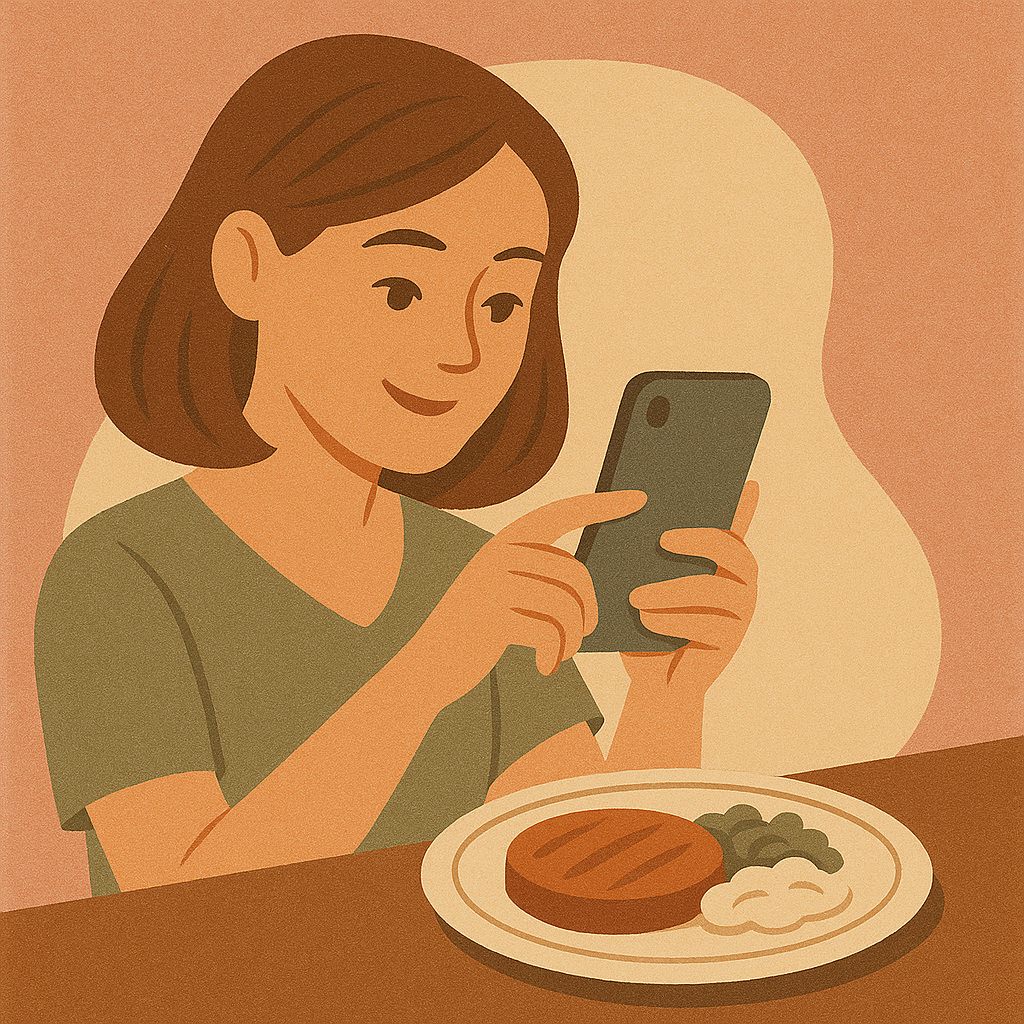 как фотографировать еду на телефон