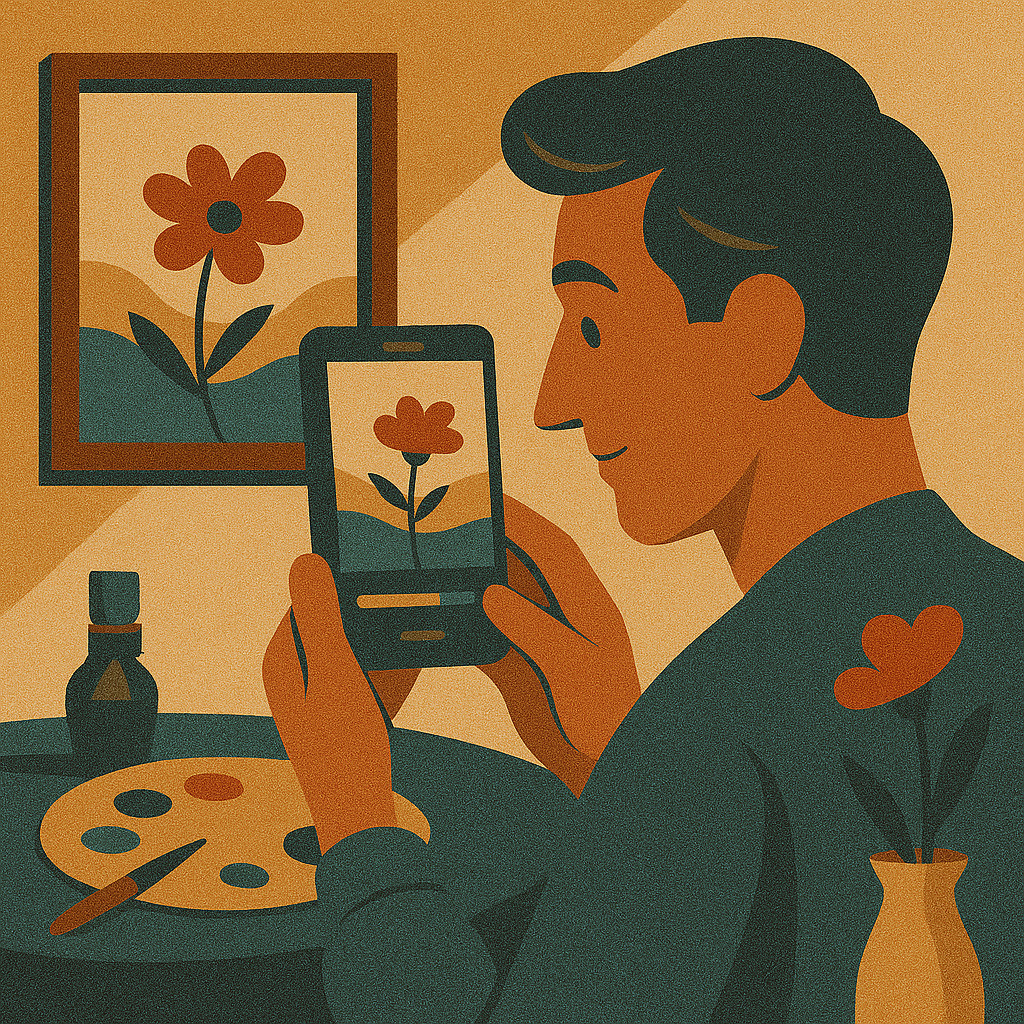 девушка фотографирует интерьер без вспышки