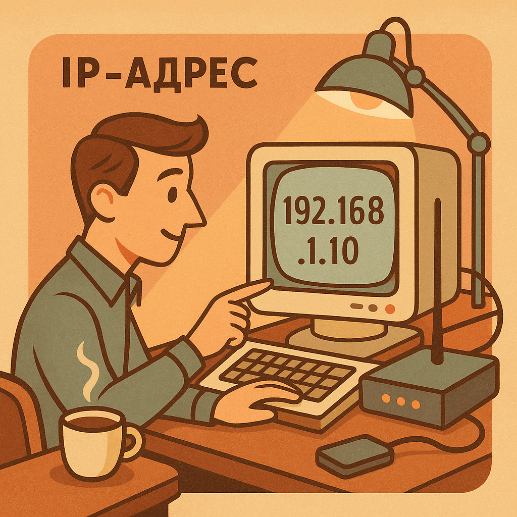 схема работы DHCP — получение IP-адреса устройством