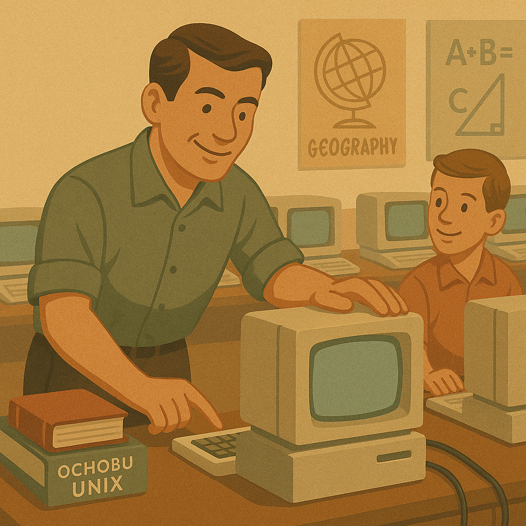 программист и системный администратор работают за соседними столами