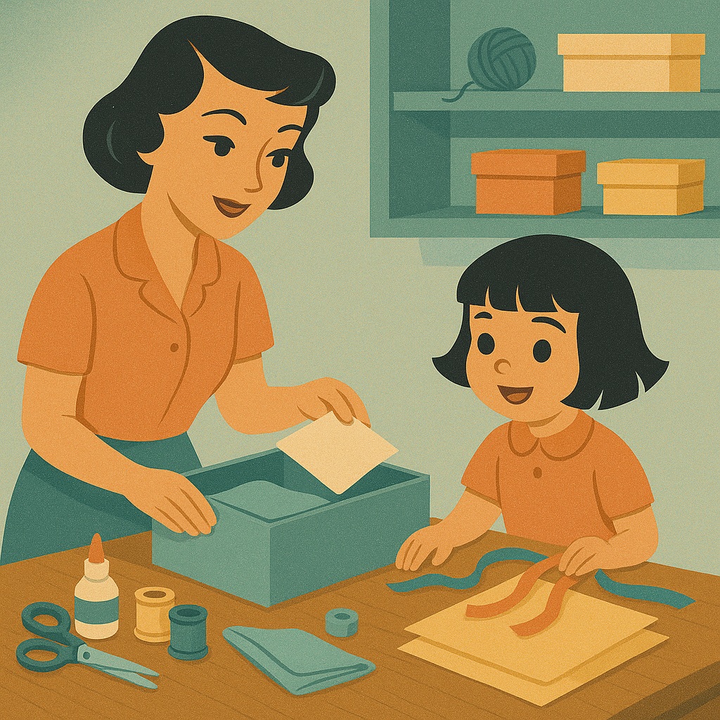 ребёнок развивает моторику рук через рукоделие