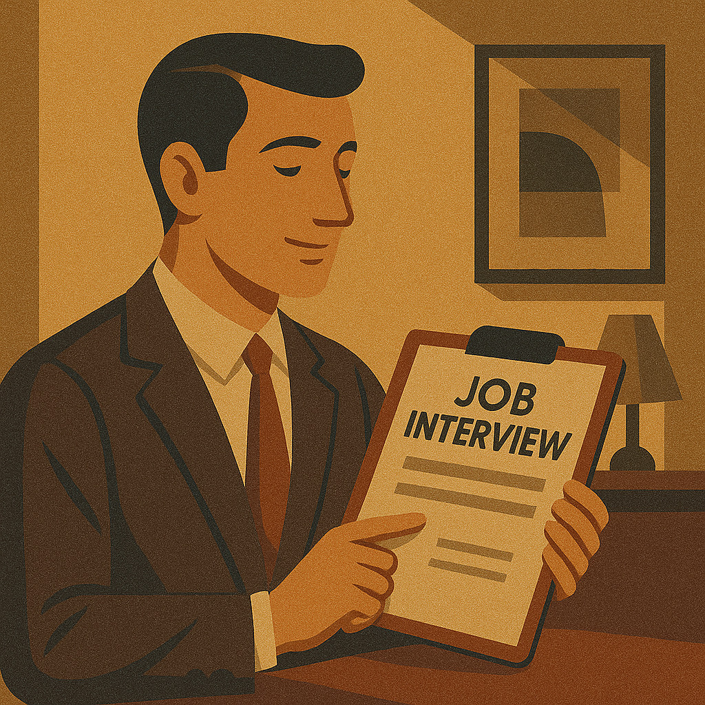 кандидат рассказывает работодателю о своих достижениях