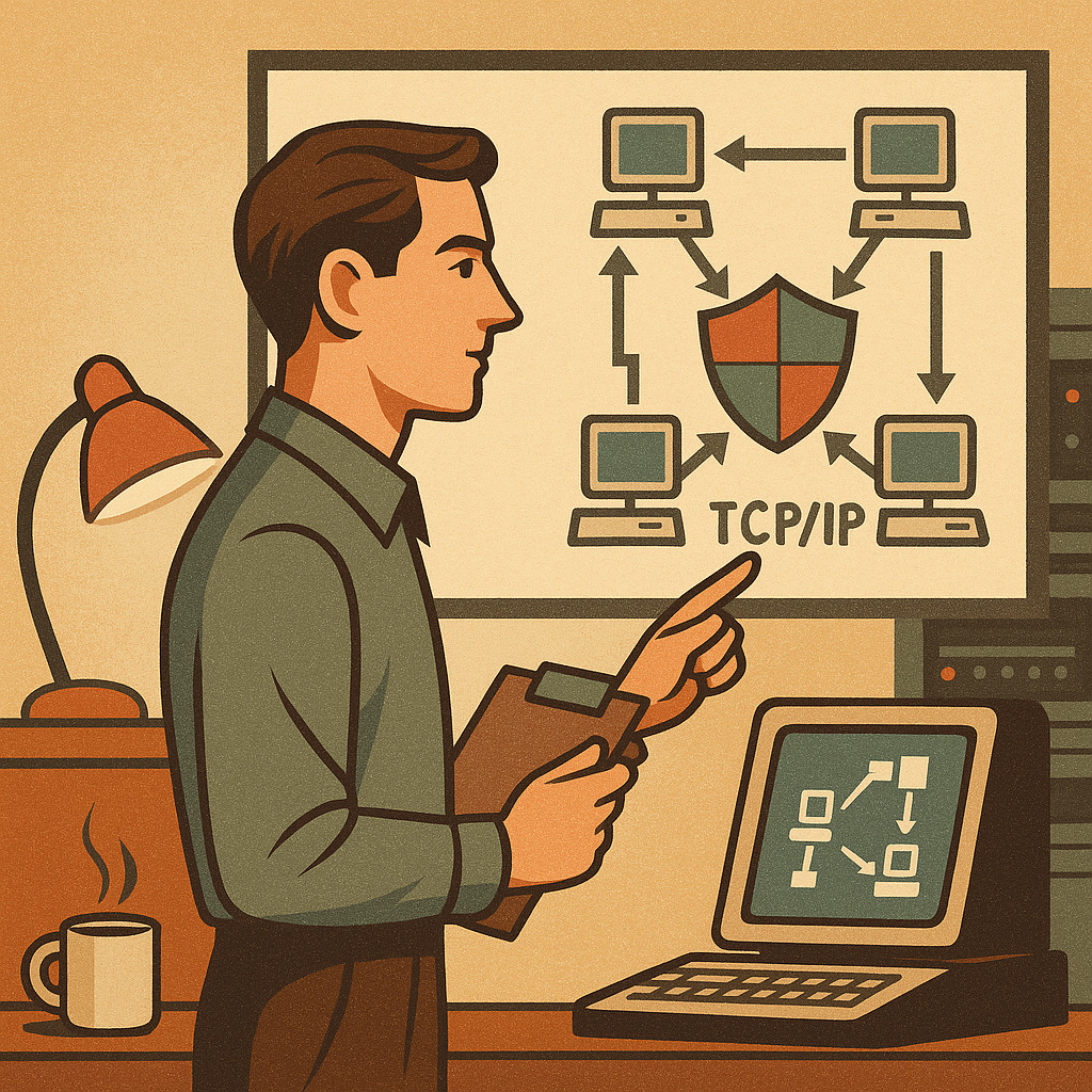 системный администратор проверяет процесс резервного копирования на сервере