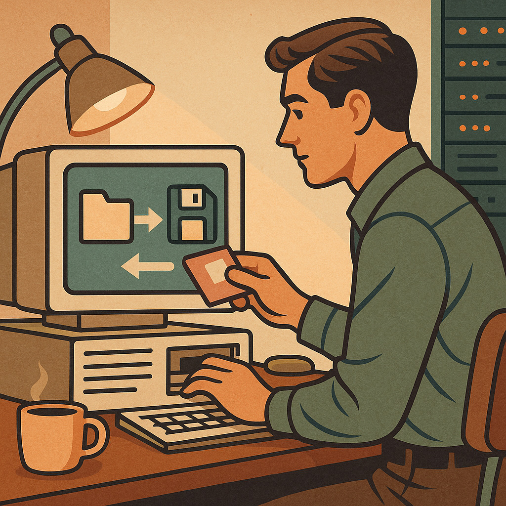 системный администратор анализирует графики мониторинга серверов на экране