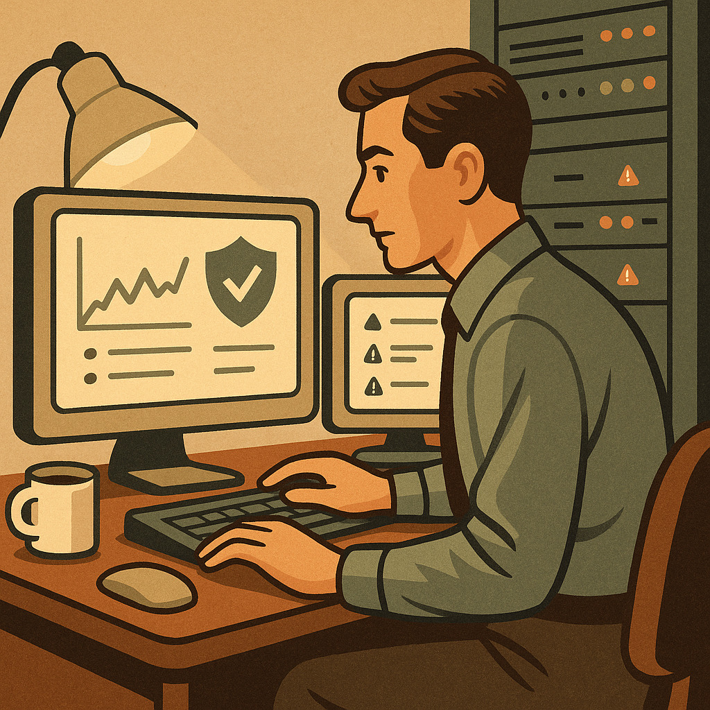 системный администратор настраивает гипервизор и управляет виртуальными машинами на сервере