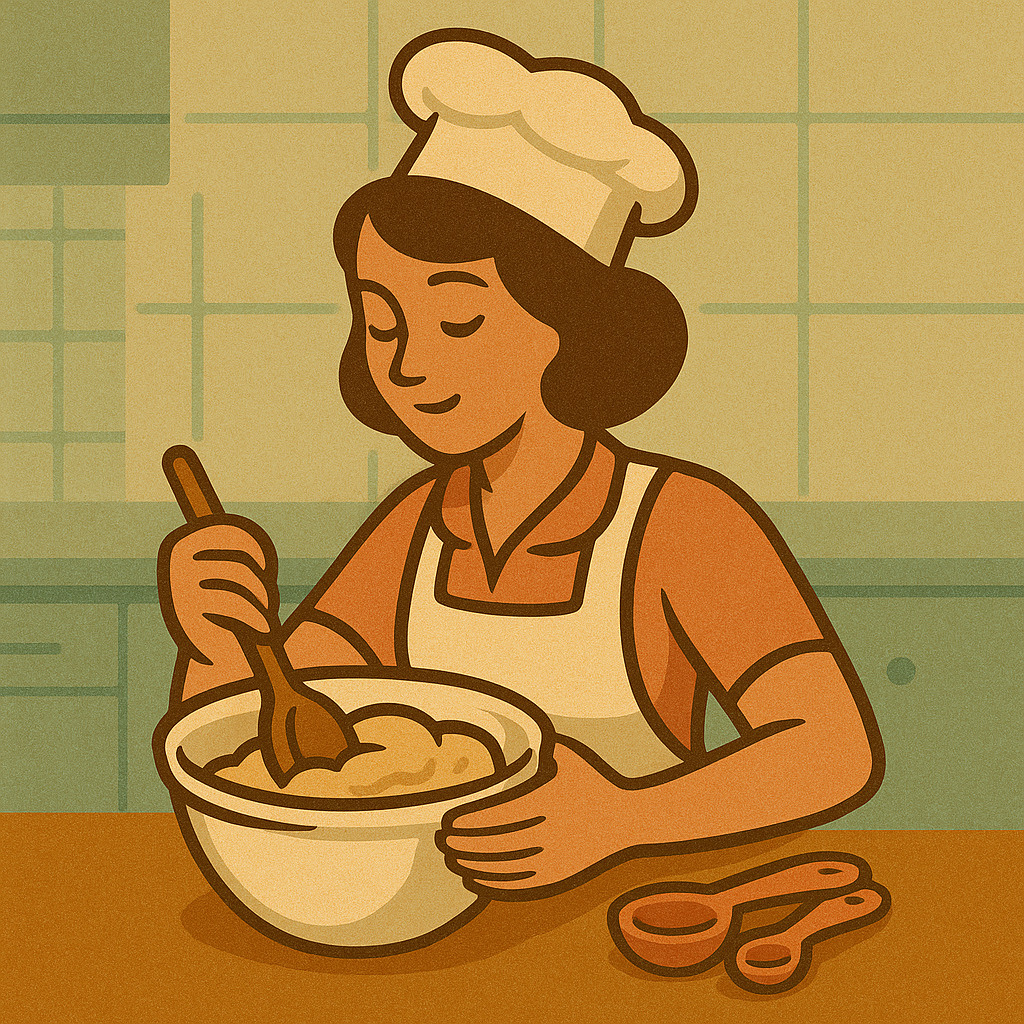 Подача блюда на тарелке для повара