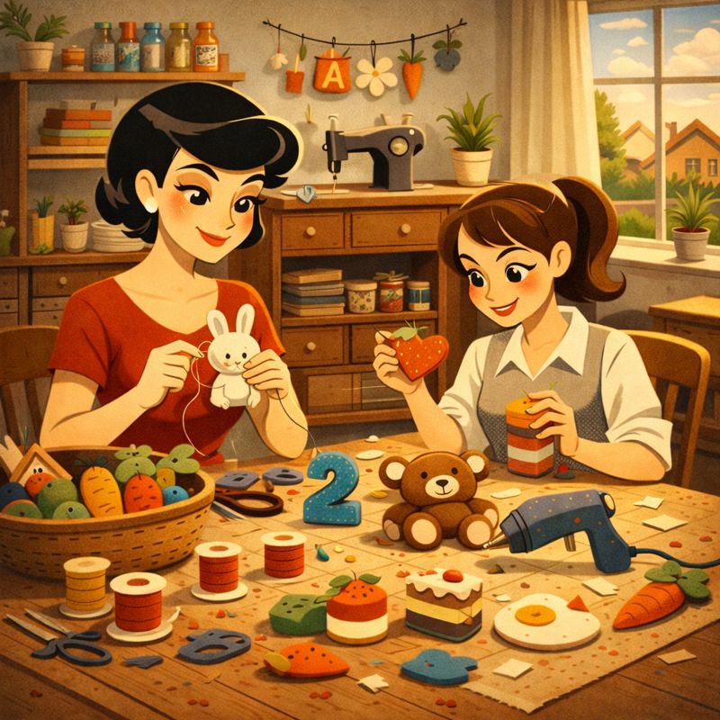 Как выбрать фетр для игрушек и декора