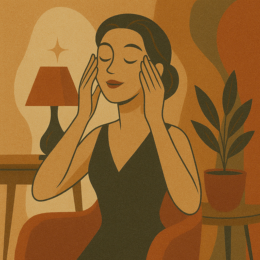 самомассаж лица в домашних условиях