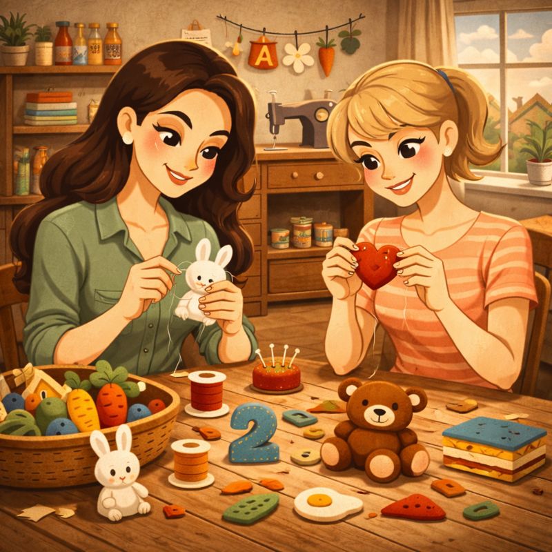 Как начать шить из фетра с нуля для начинающих