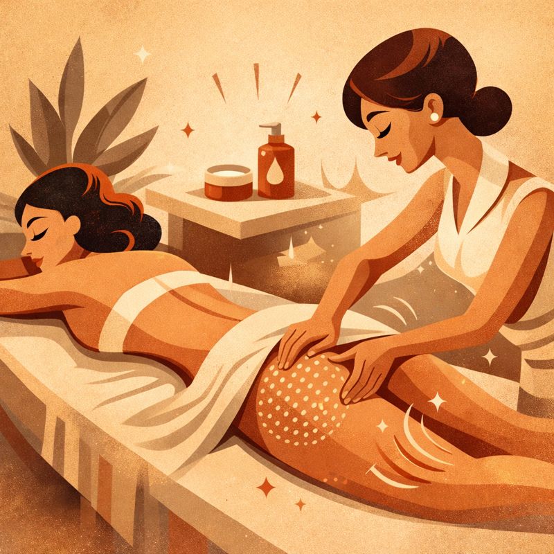 Результаты антицеллюлитного массажа и изменения кожи