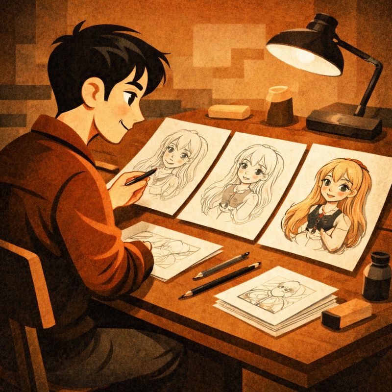 Как рисовать глаза в аниме-стиле шаг за шагом