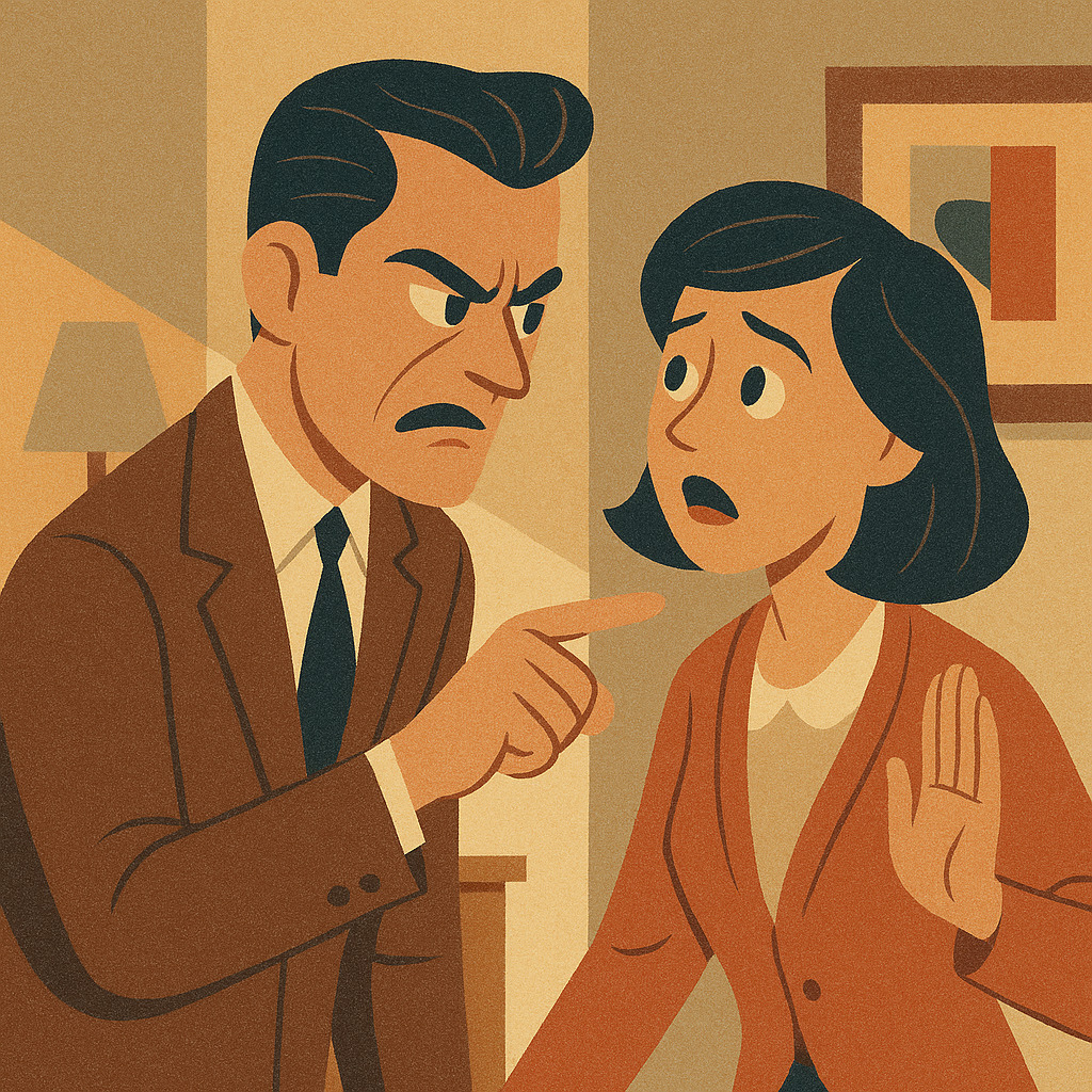 человек избегает зрительного контакта и показывает эмоции взглядом