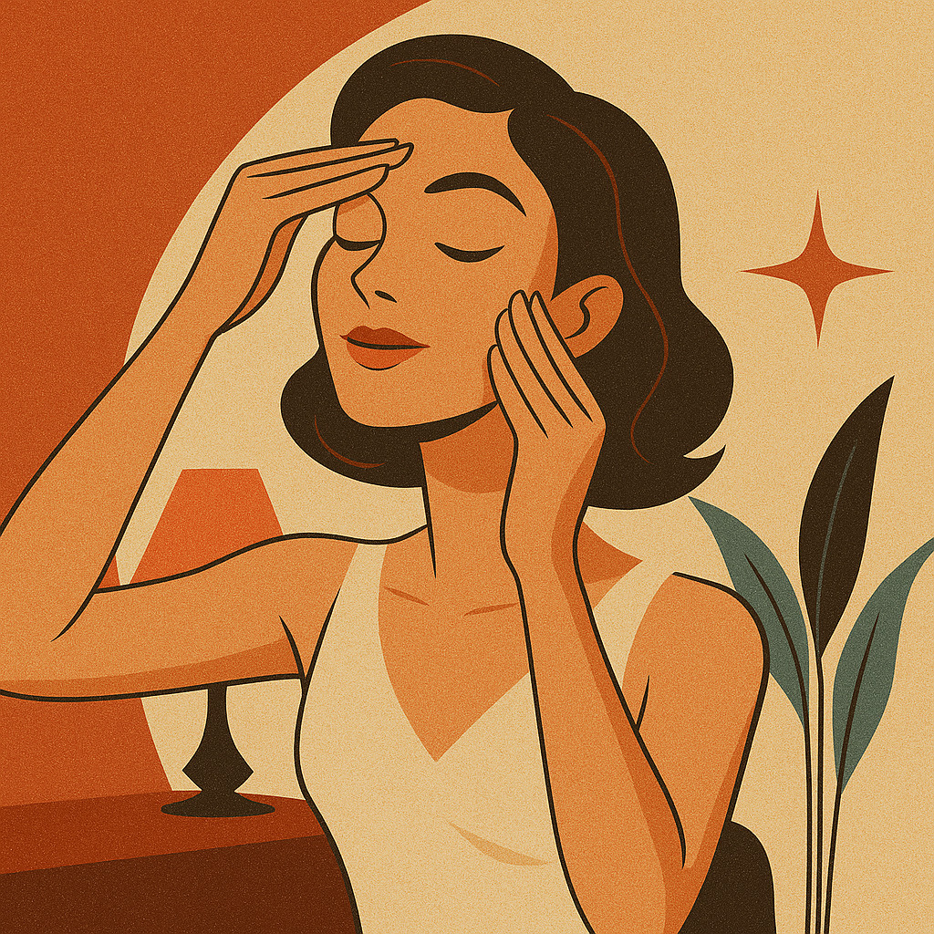 отёки и застой лимфы — схема массажа лица