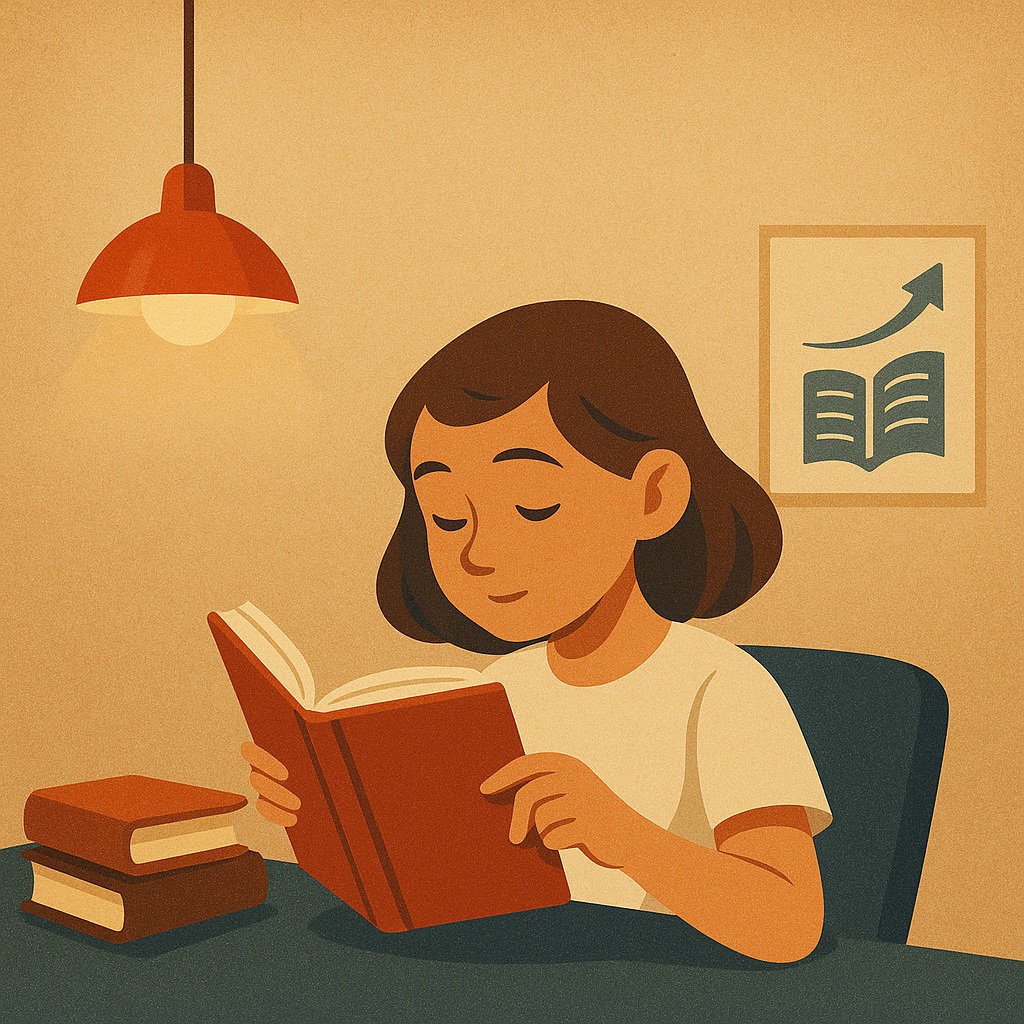 школьник сосредоточенно выполняет задание за столом