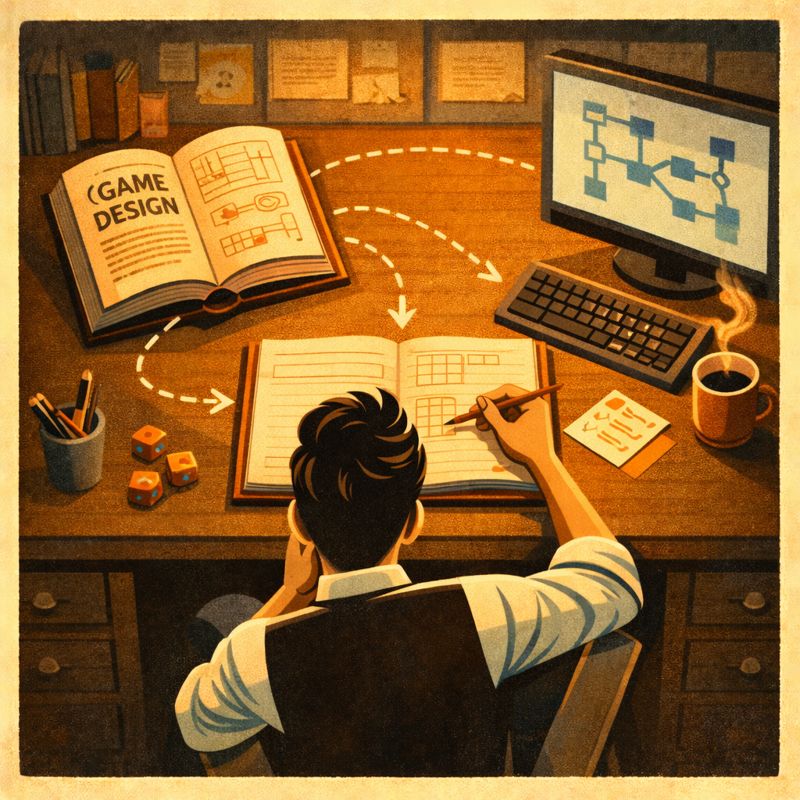 Как развивать навыки геймдизайнера с нуля
