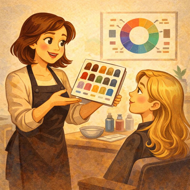 Как выбрать курс по колористике волос: обучение колориста работе с цветом