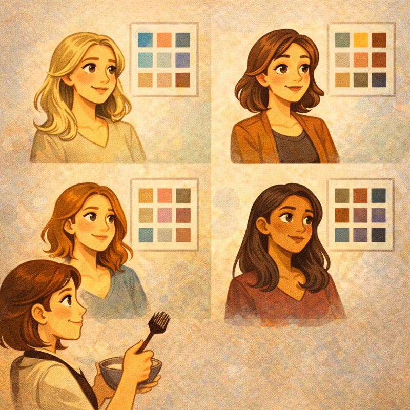 Как создать гармоничную цветовую схему для окрашивания волос: профессиональная работа колориста