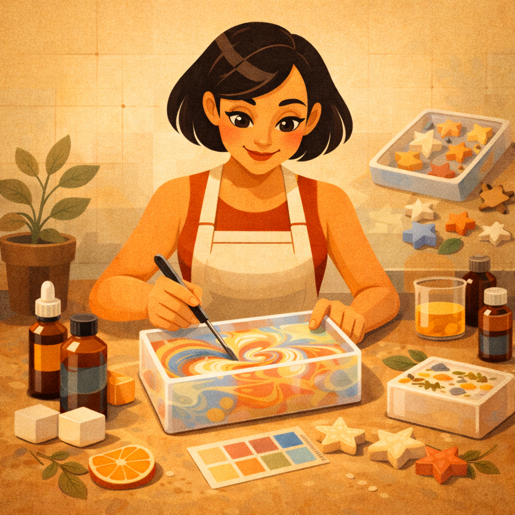 таблица расчёта себестоимости мыла с перечнем ингредиентов и затрат