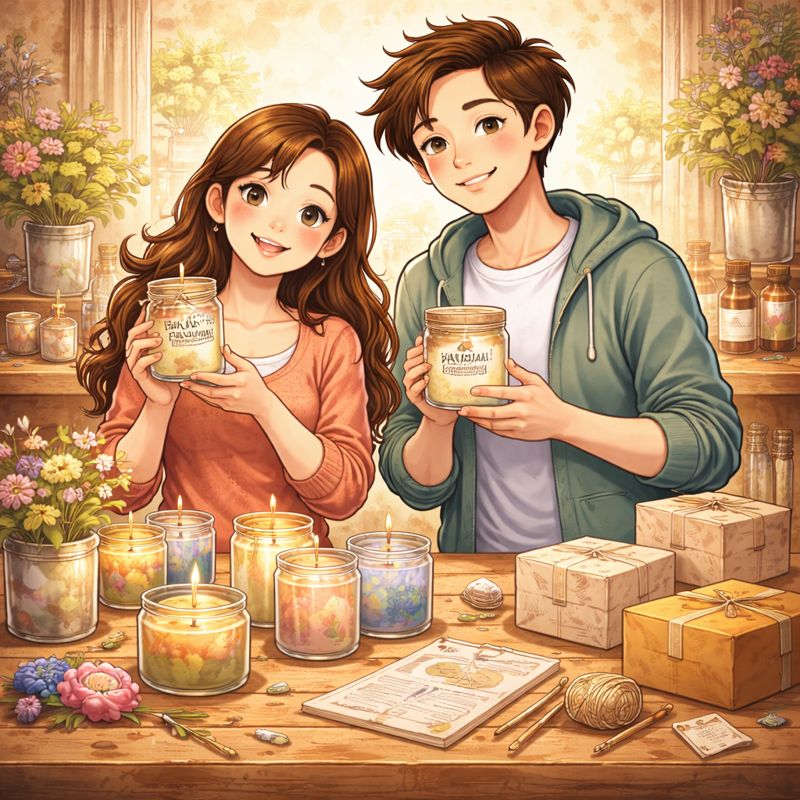 Яркий и стойкий аромат у ароматических свечей.