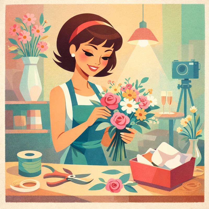 Как выбирать цветы для букета и работать с живым материалом осознанно.