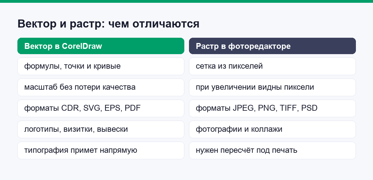 Сравнение вектора и растра: масштабирование, форматы и типовые задачи