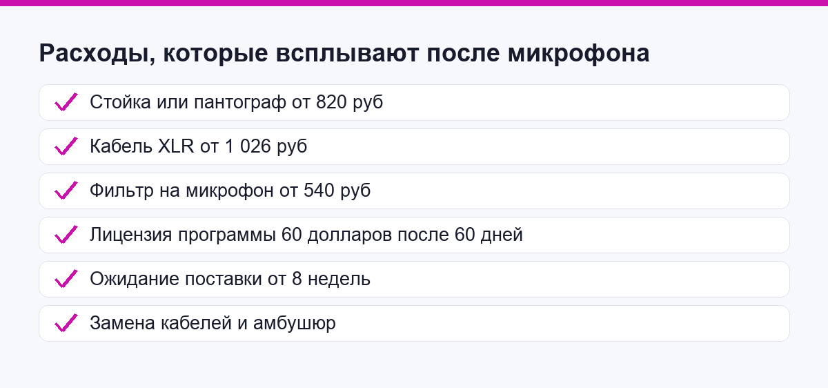 Скрытые расходы домашней студии, которых нет в обзорах