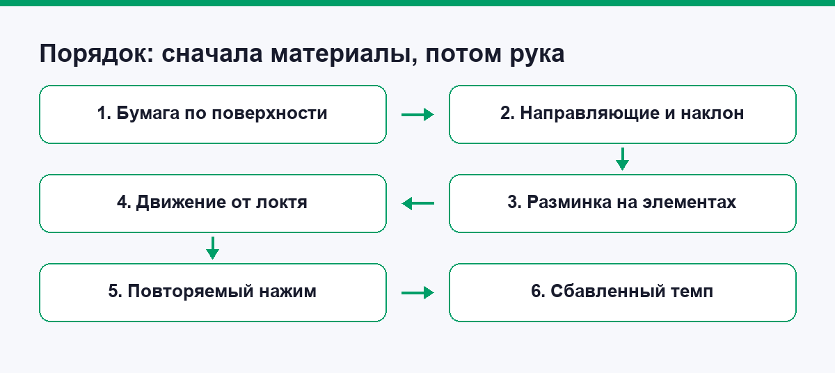 Шесть приёмов и что каждый чинит
