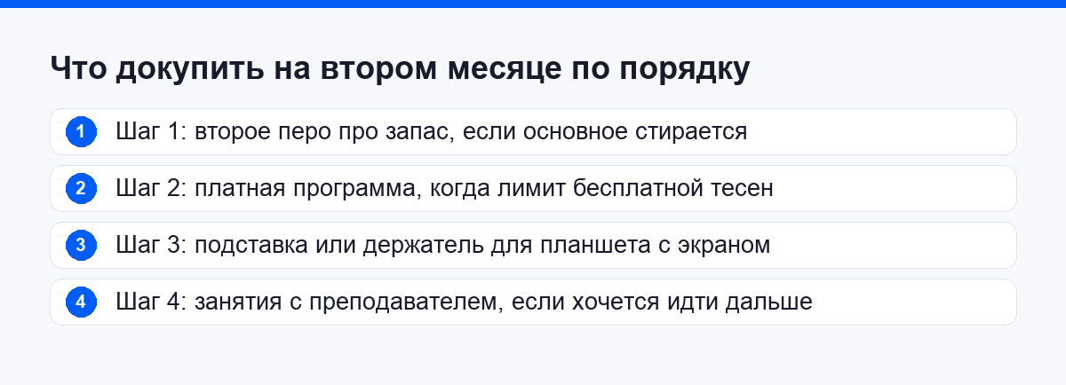 Что докупить на втором месяце по порядку
