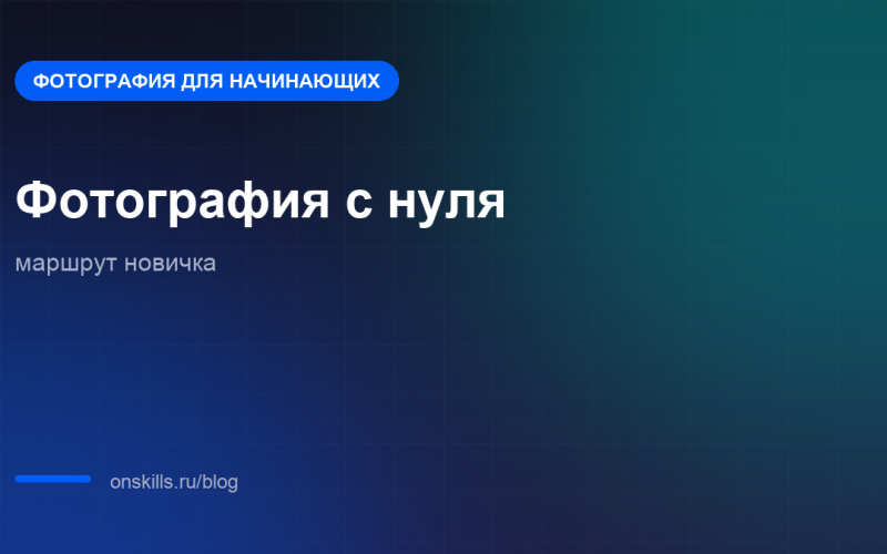 Как научиться фотографировать с нуля: маршрут новичка на камере