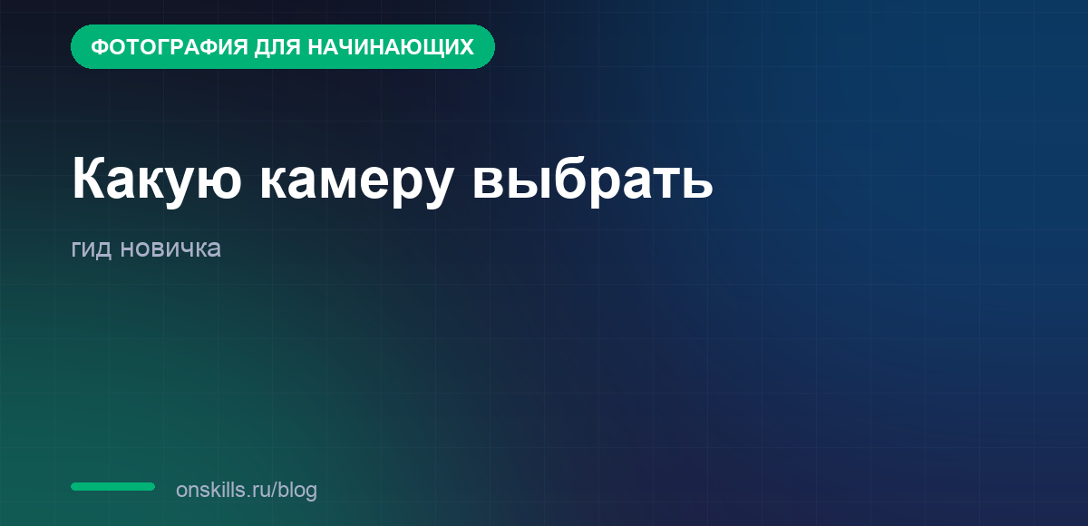 Какую камеру выбрать новичку: зеркалка или беззеркалка