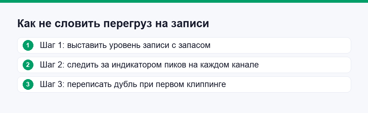 Три шага, чтобы не словить перегруз на записи