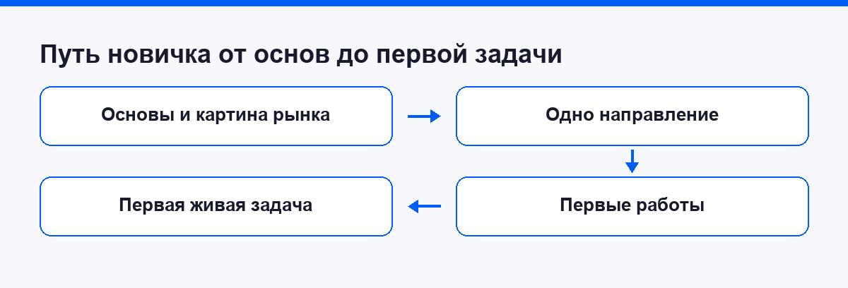 Карта пути новичка от основ до первой задачи