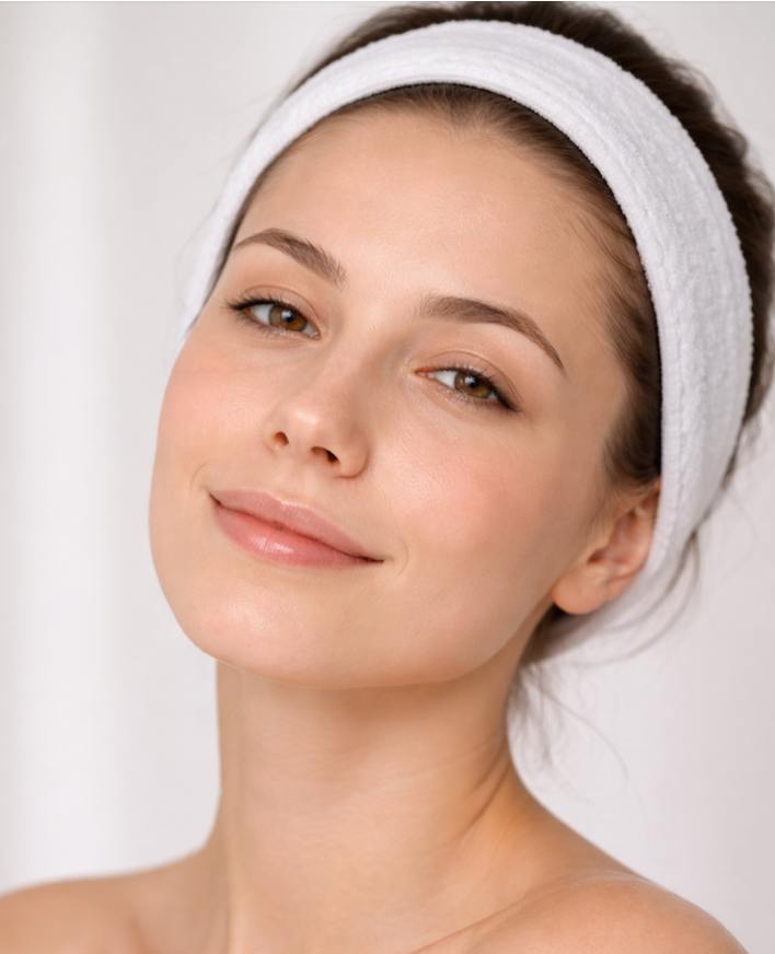 Уходит отёчность - 
лицо выглядит более свежим.